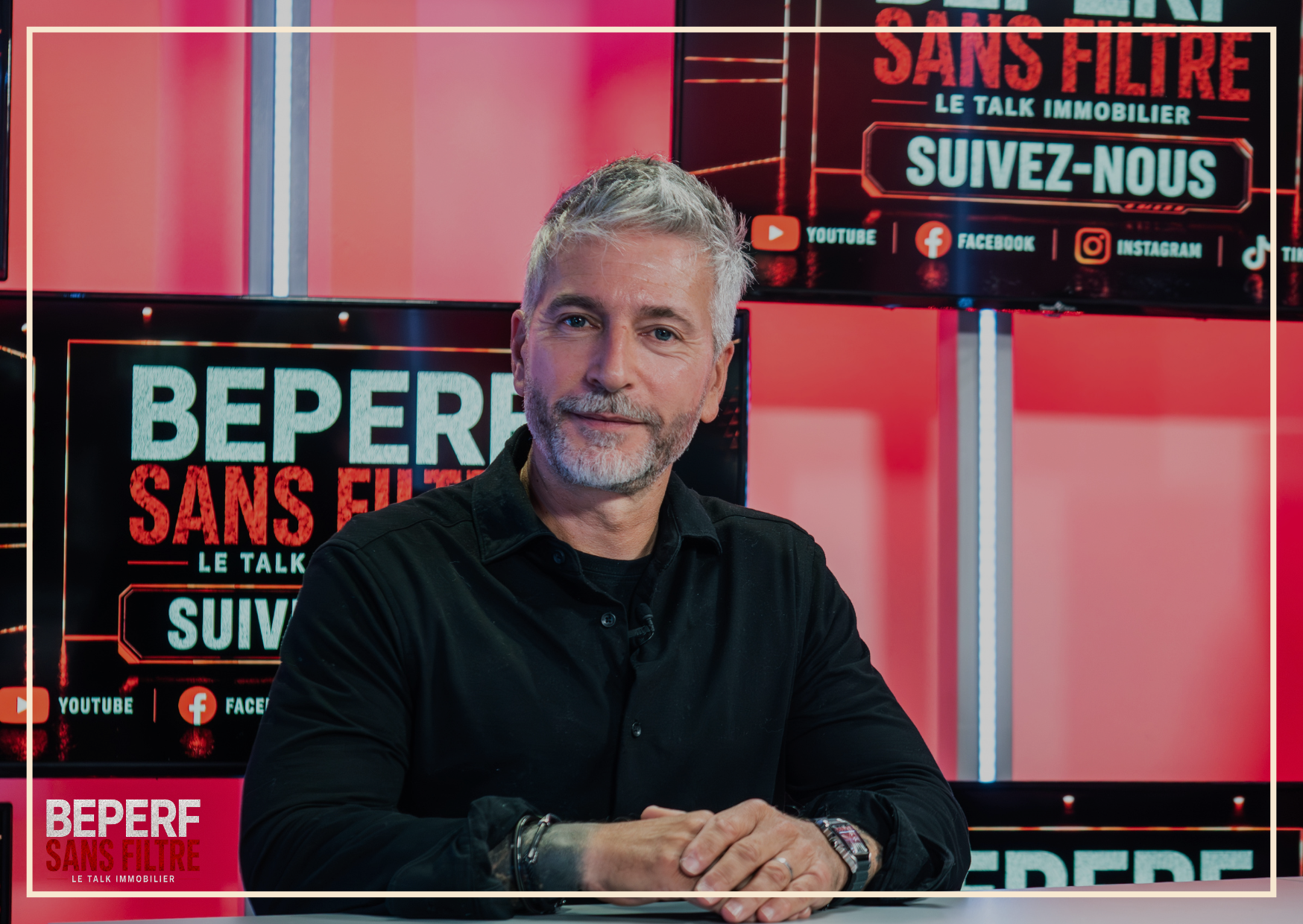 Jean-David Lépineux sur le plateau de BeperfSansFiltre